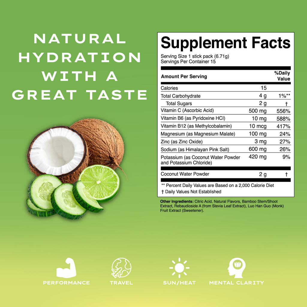 Sunlyte Hydration- Cucumber Lime 15-Pack