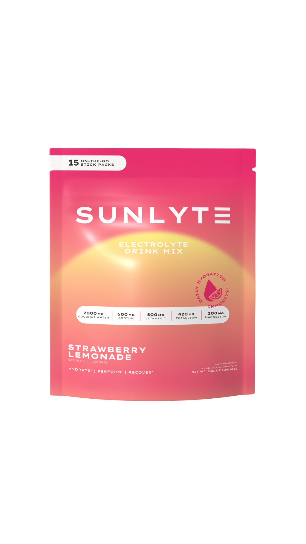 Sunlyte Hydration- Strawberry Lemonade 15-Pack